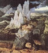 PATENIER, Joachim St Jerome in Rocky Landscape af France oil painting artist